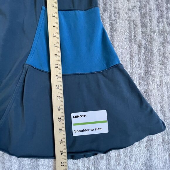 Matilda Jane Cardigan Women Size S Blue Colorblock Open Front Stretch - Picture 11 of 12